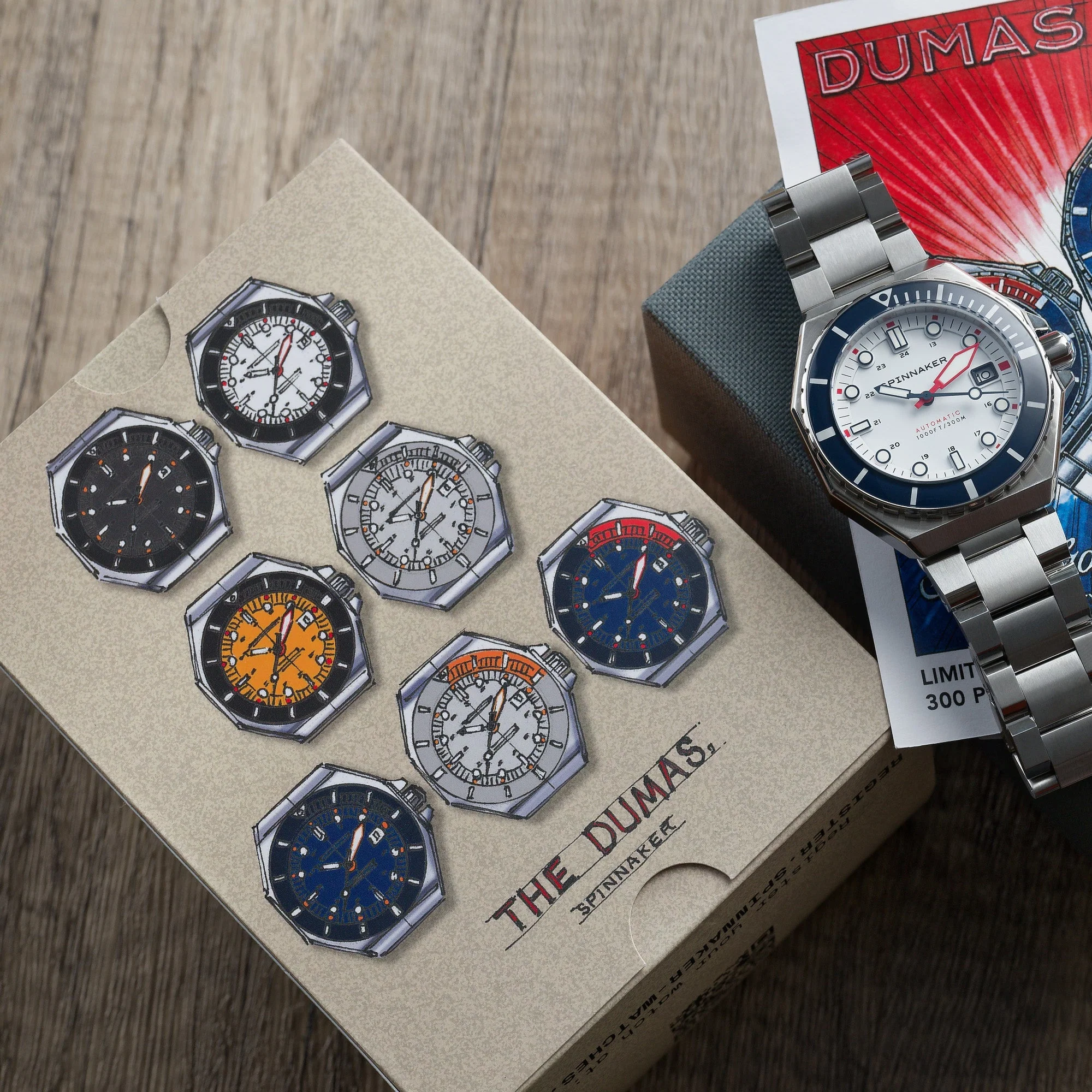 Dumas White / Blue / Stainless Steel | White Dial - Image 7