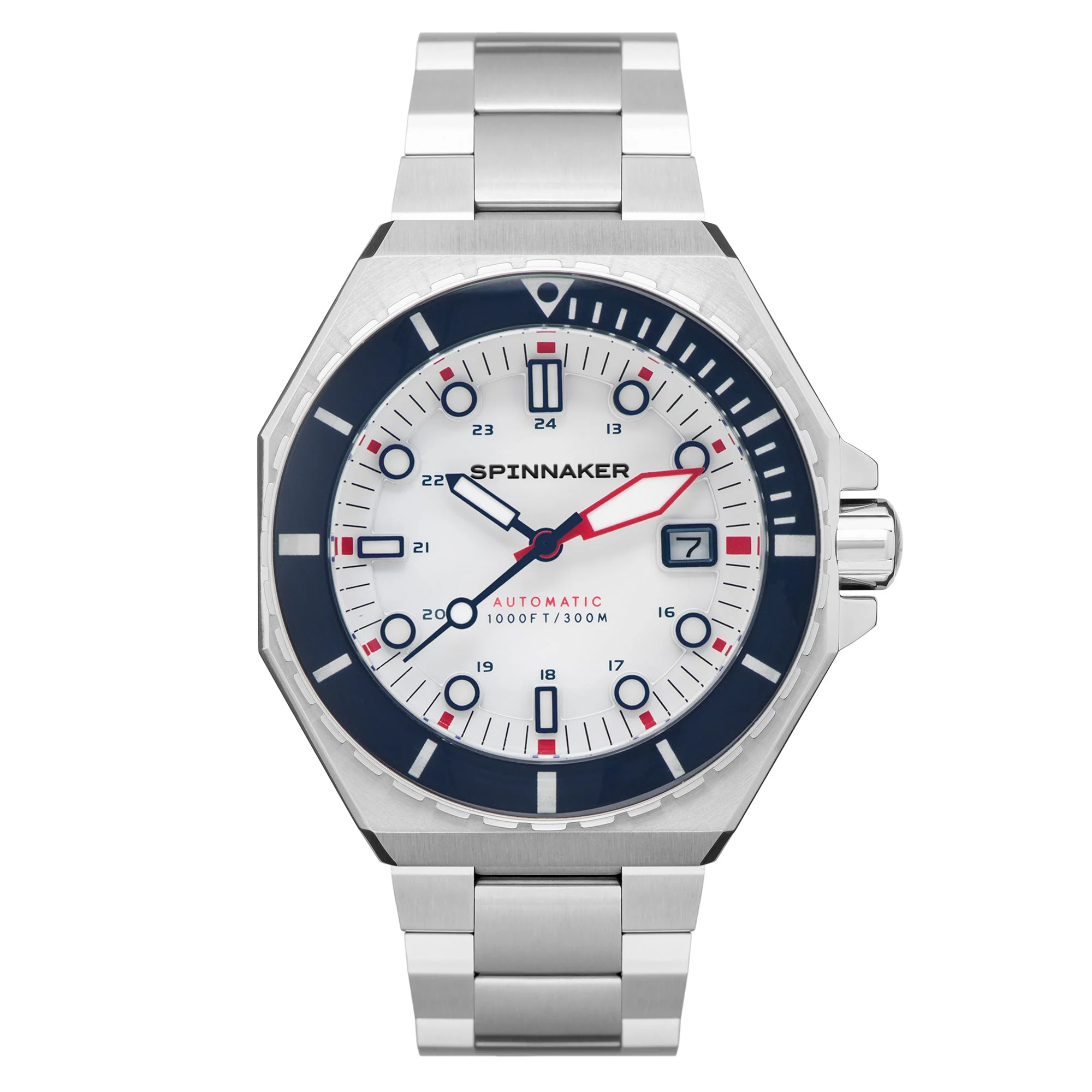 Dumas White / Blue / Stainless Steel | White Dial - Image 8