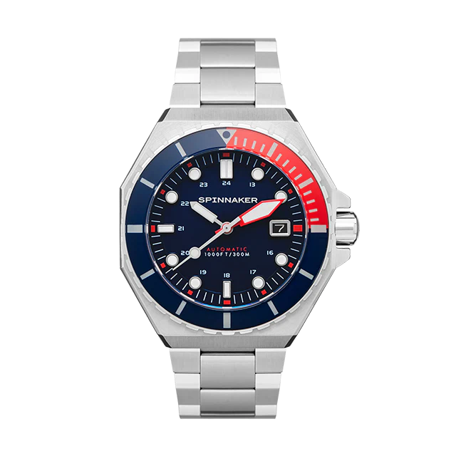 Dumas Blue Dial / Red / Stainless Steel | Blue Dial - Image 22