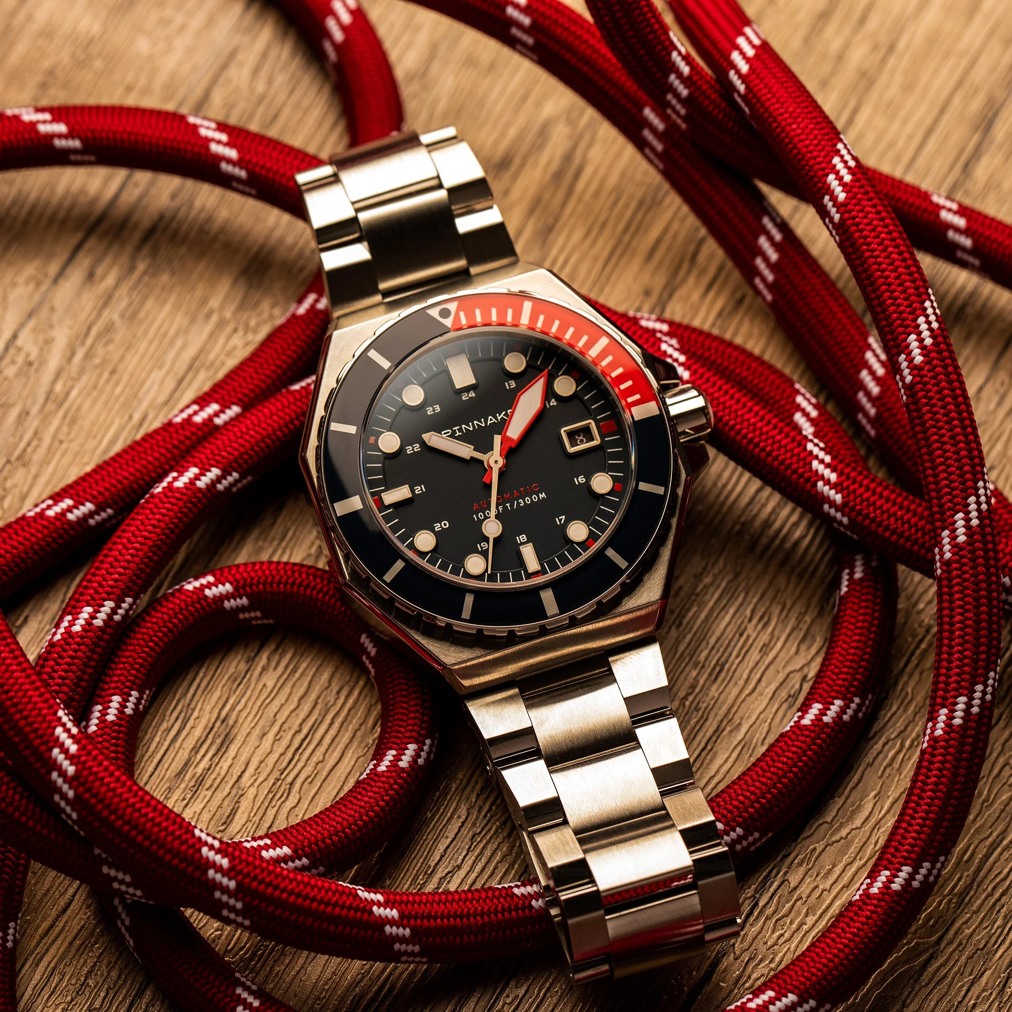 Dumas Blue Dial / Red / Stainless Steel | Blue Dial - Image 28