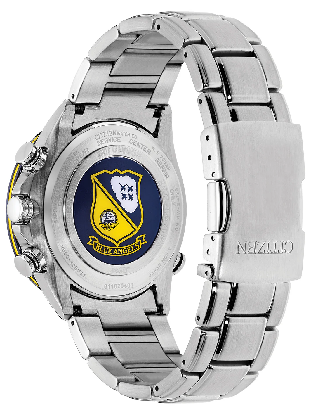 Eco Drive Blue Angels Chronograph Blue/SS | Blue Dial - Image 3
