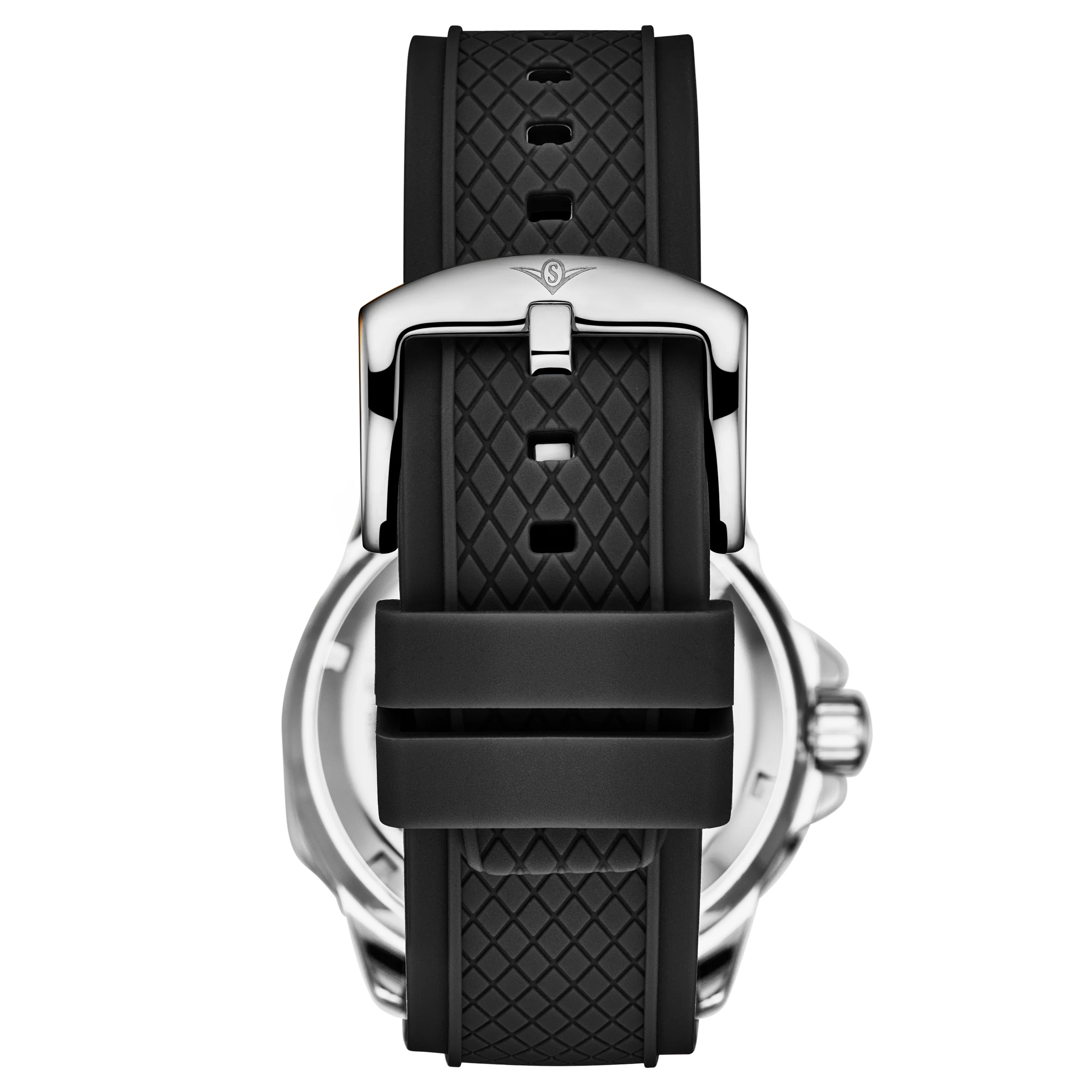 Edwardian Automatic 44mm Skeleton Black/Silver | Silver Dial - Image 2