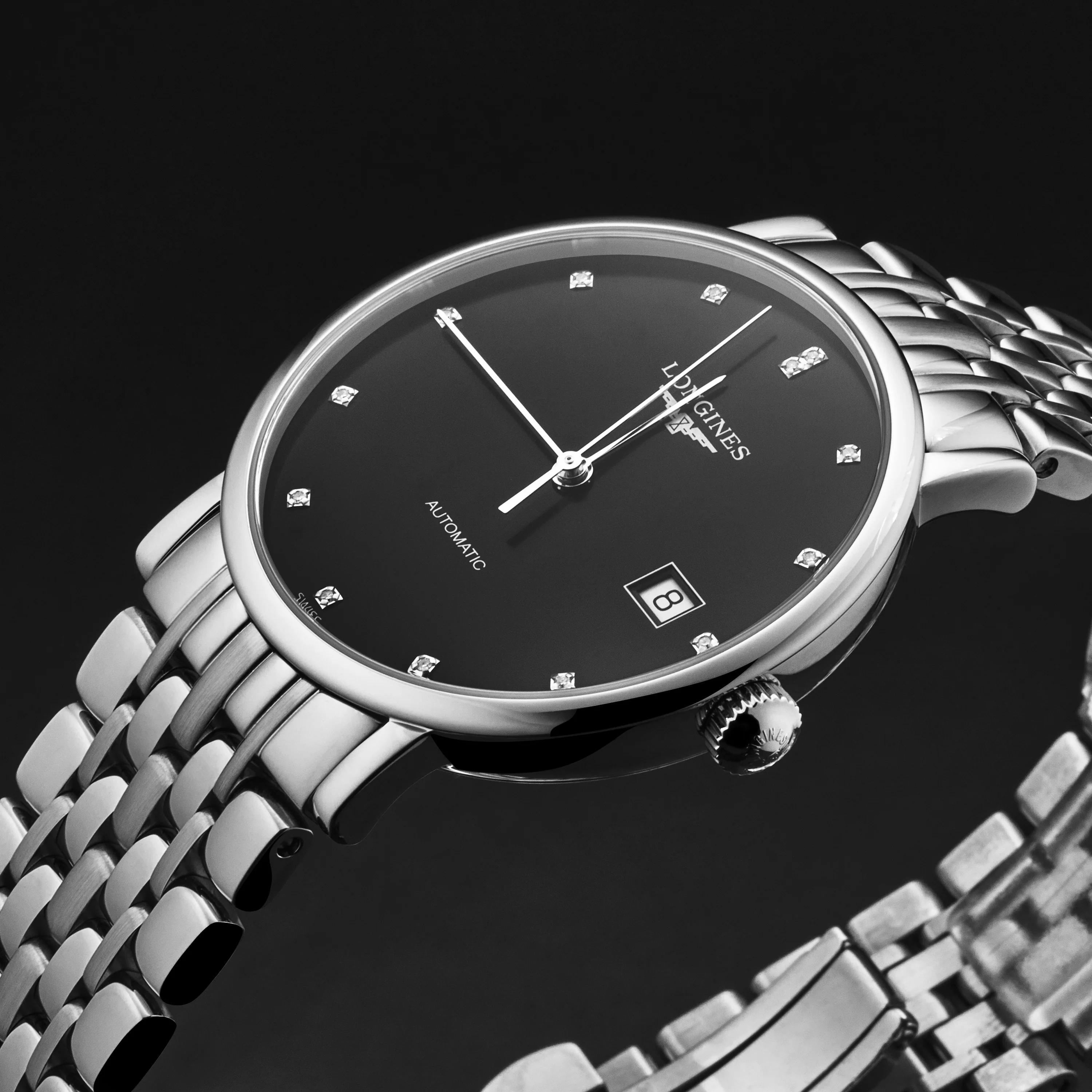 Elegant L48104576 / Black | Black Dial - Image 2