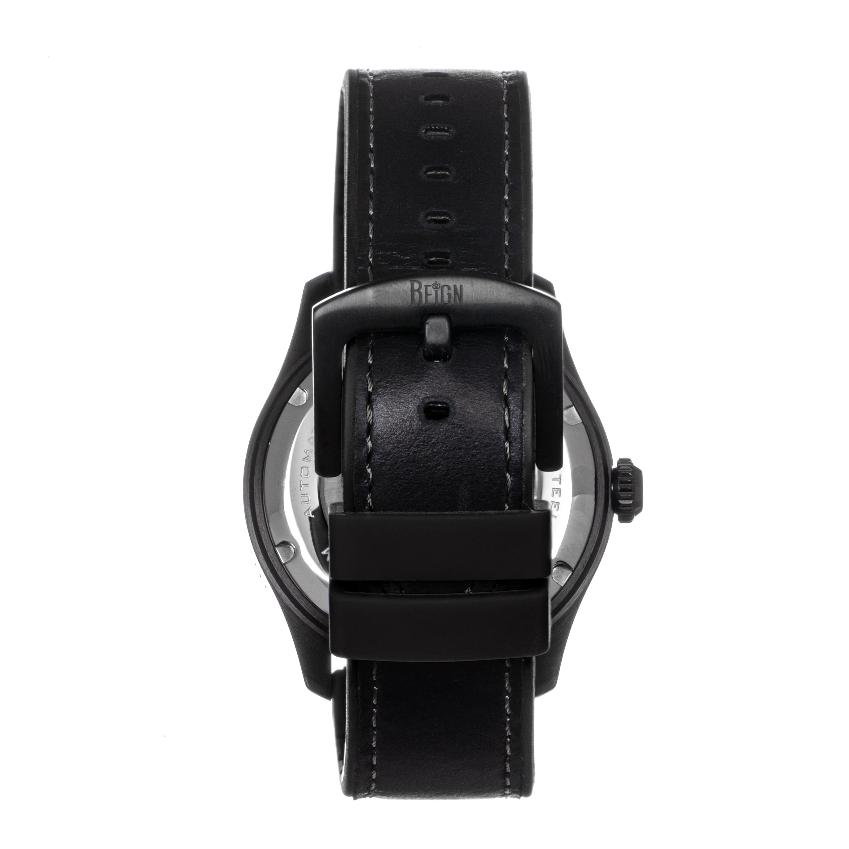 Elijah Automatic Watch W/Date Black | Black Dial - Image 2