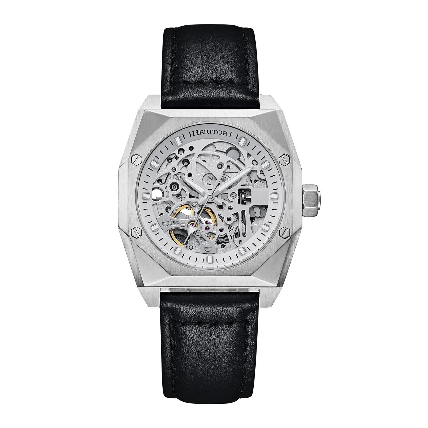Elliott Silver /Leather | Silver Dial