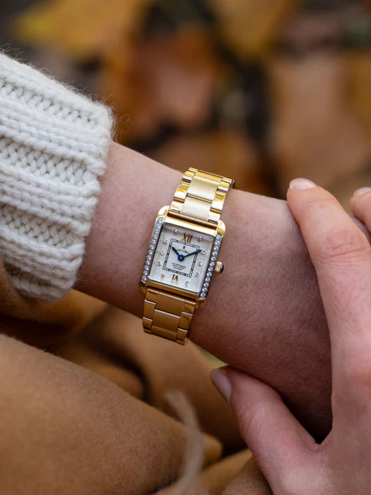 Jacques du Manoir Emily Gold-tone White dial with Stones | White Dial - Image 2