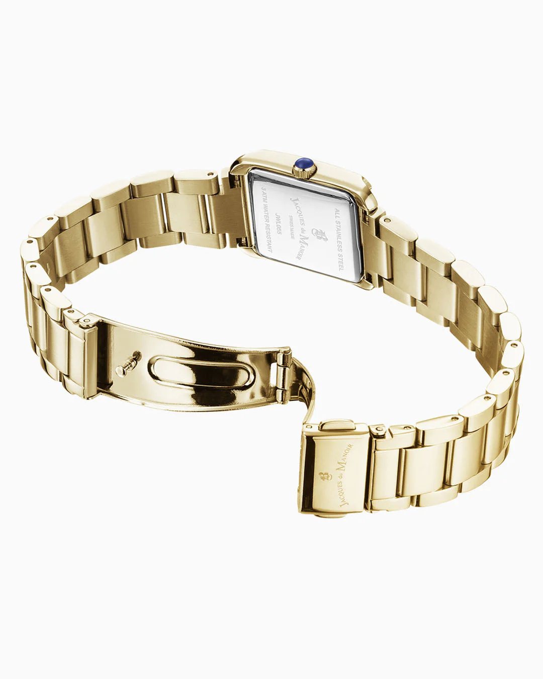Jacques du Manoir Emily Gold-tone White dial with Stones | White Dial - Image 4