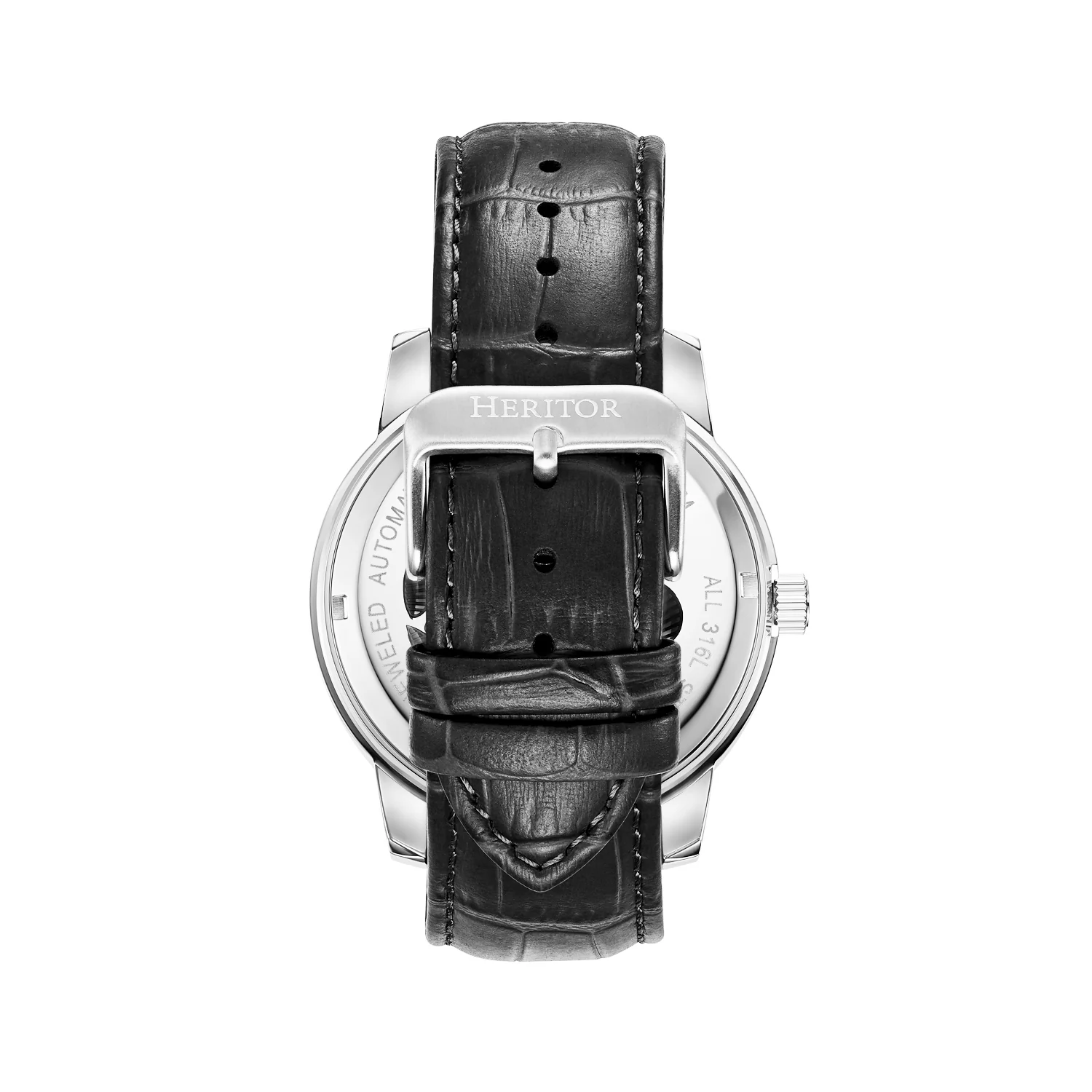 Emmanuel Semi Skeleton Custom Dial Black/Silver MULTICOLOR Dial - Image 3