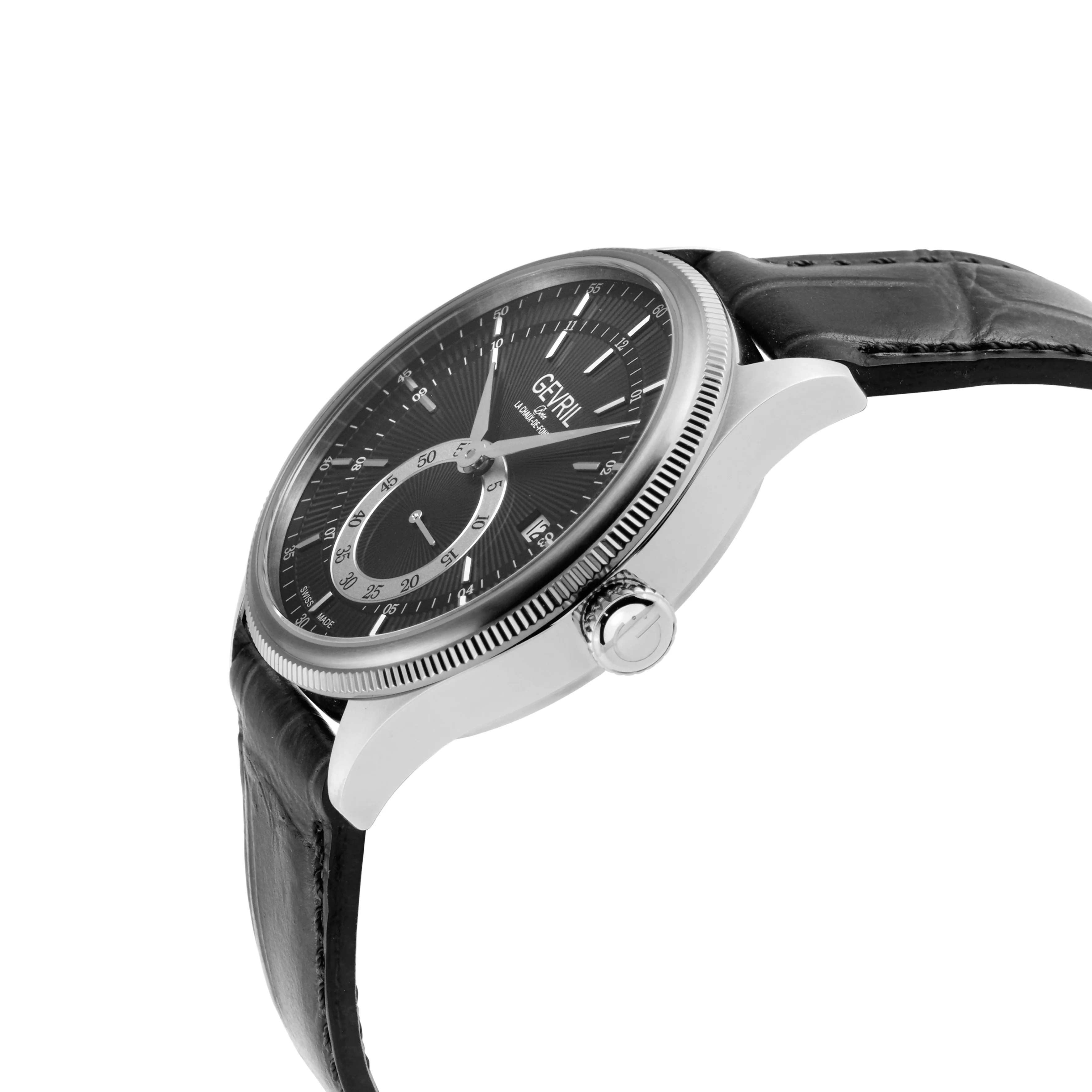 Empire Swiss made Automatic ETA 2895, 316L Case, Black Dial, second subdials | Black Dial - Image 2