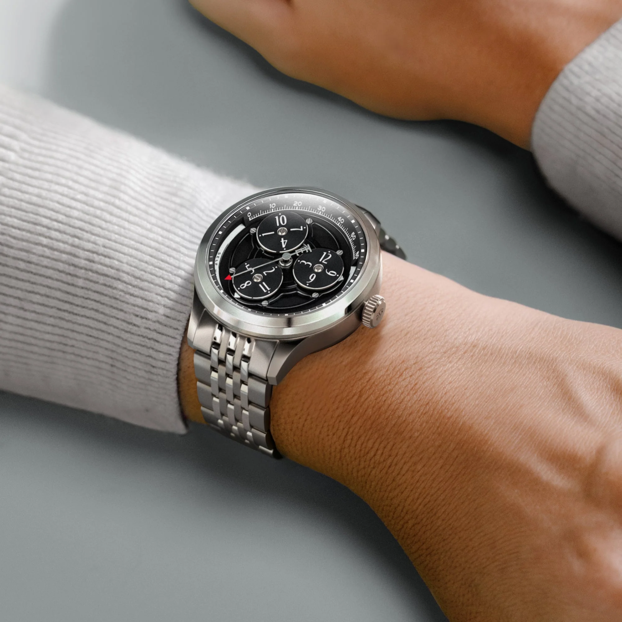 Engineer Hexham Trisect Automatic Limited Edition Black / Stainless Steel Black Dial - Image 2