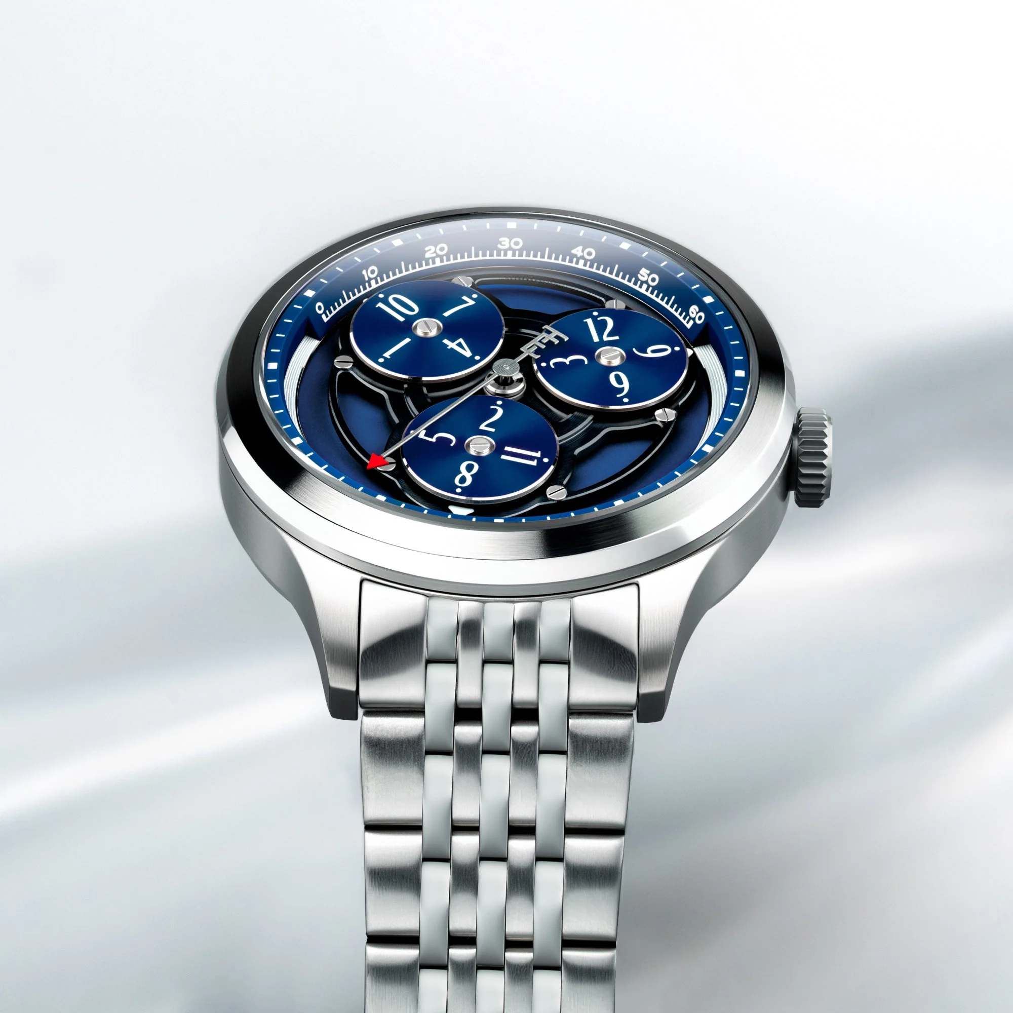 Engineer Hexham Trisect Automatic Limited Edition Blue / Stainless Steel | Blue Dial - Image 3