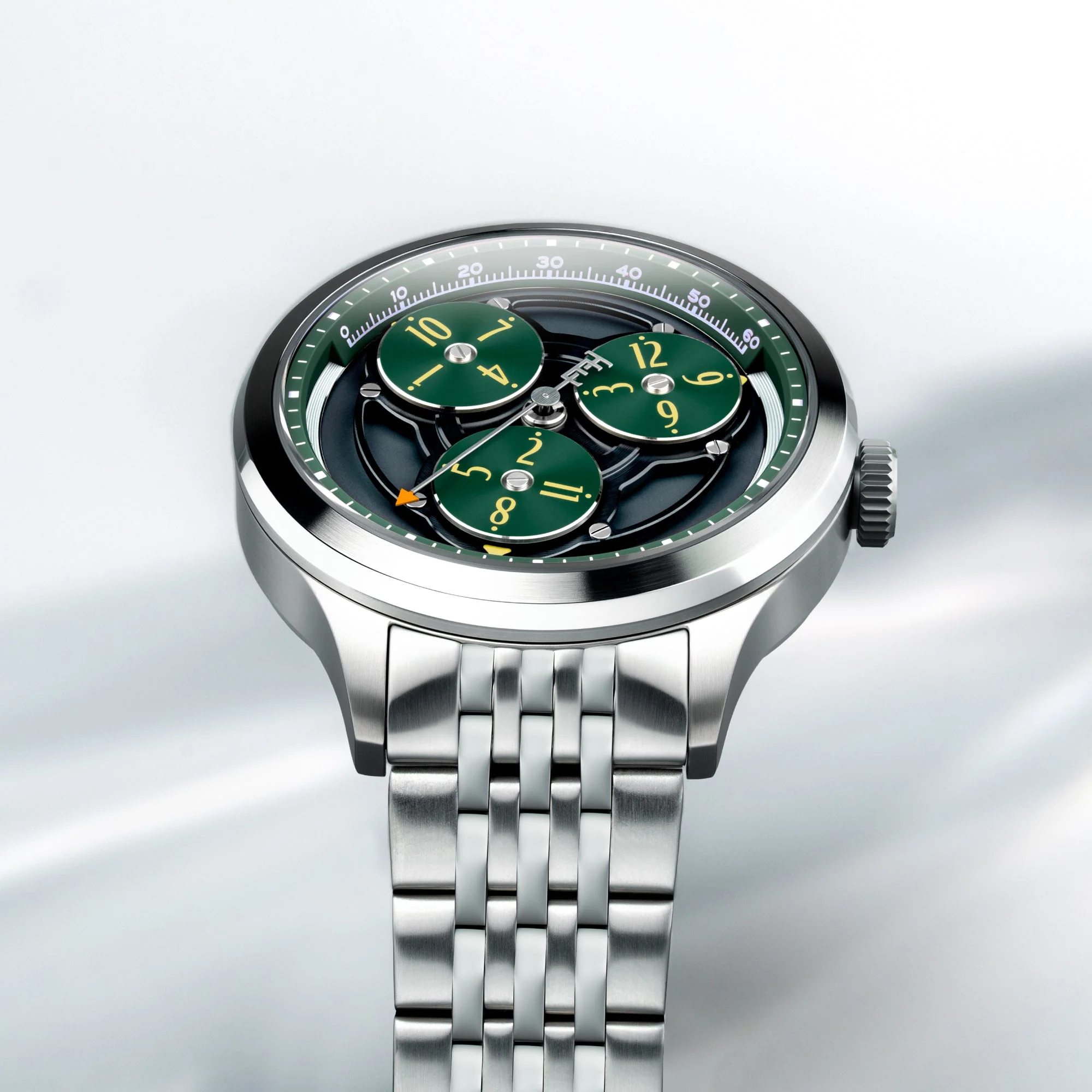 Engineer Hexham Trisect Automatic Limited Edition Green / Stainless Steel | Green Dial - Image 3
