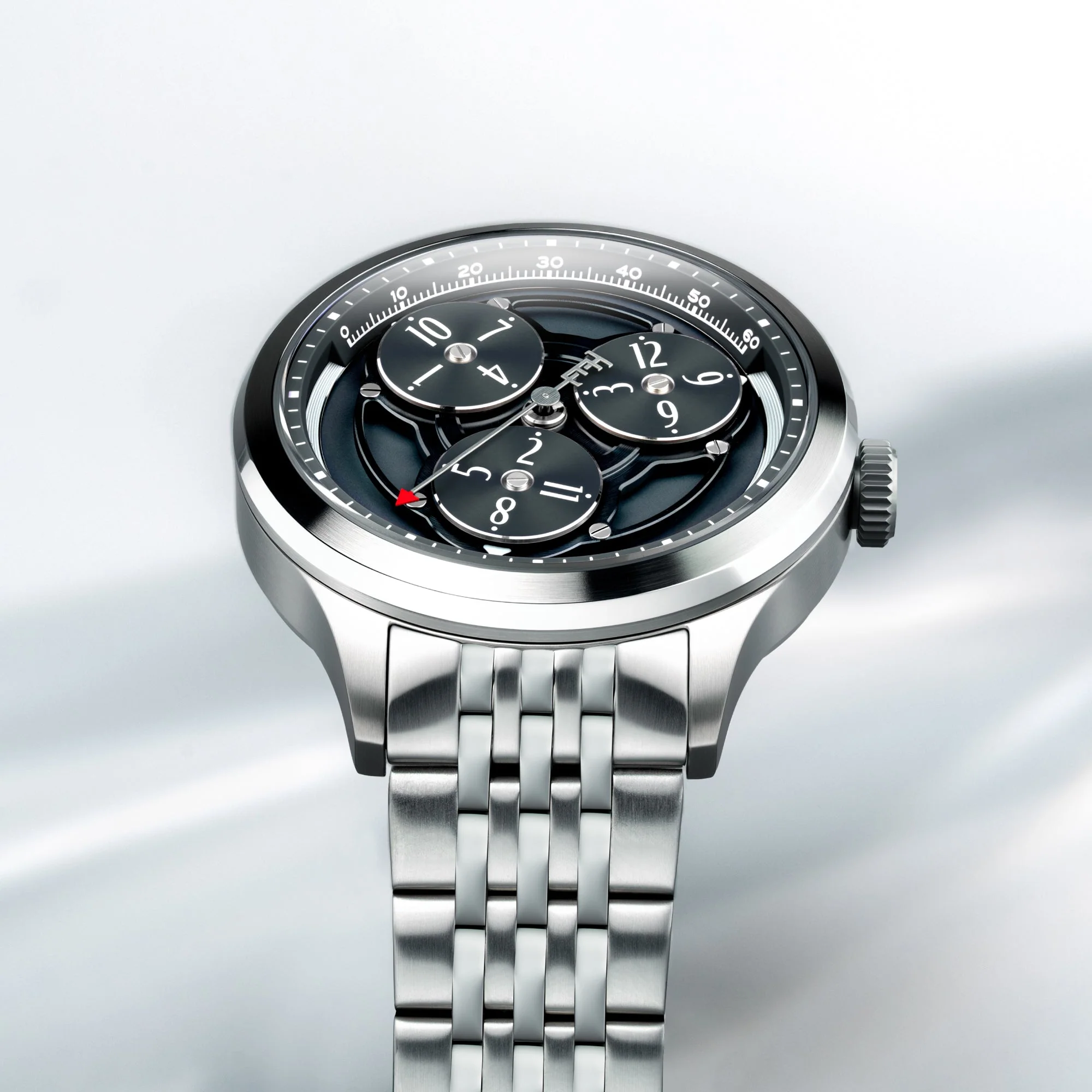 Engineer Hexham Trisect Automatic Limited Edition Grey / Stainless Steel | Grey Dial - Image 3