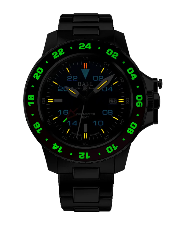 Engineer Hydrocarbon AeroGMT II Black / Red (Extended shipping time from Switzerland) | Black Dial - Image 2