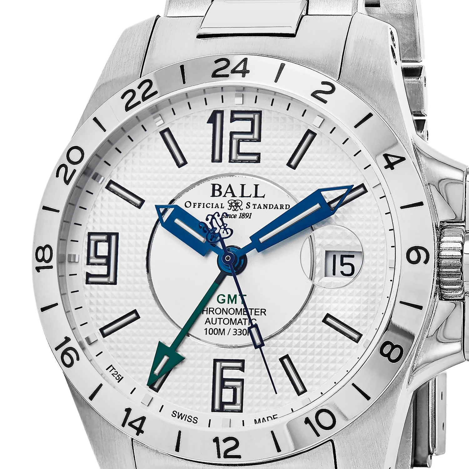 Engineer HydroCarbon Magnate GMT Silver Dial | Silver Dial - Image 6