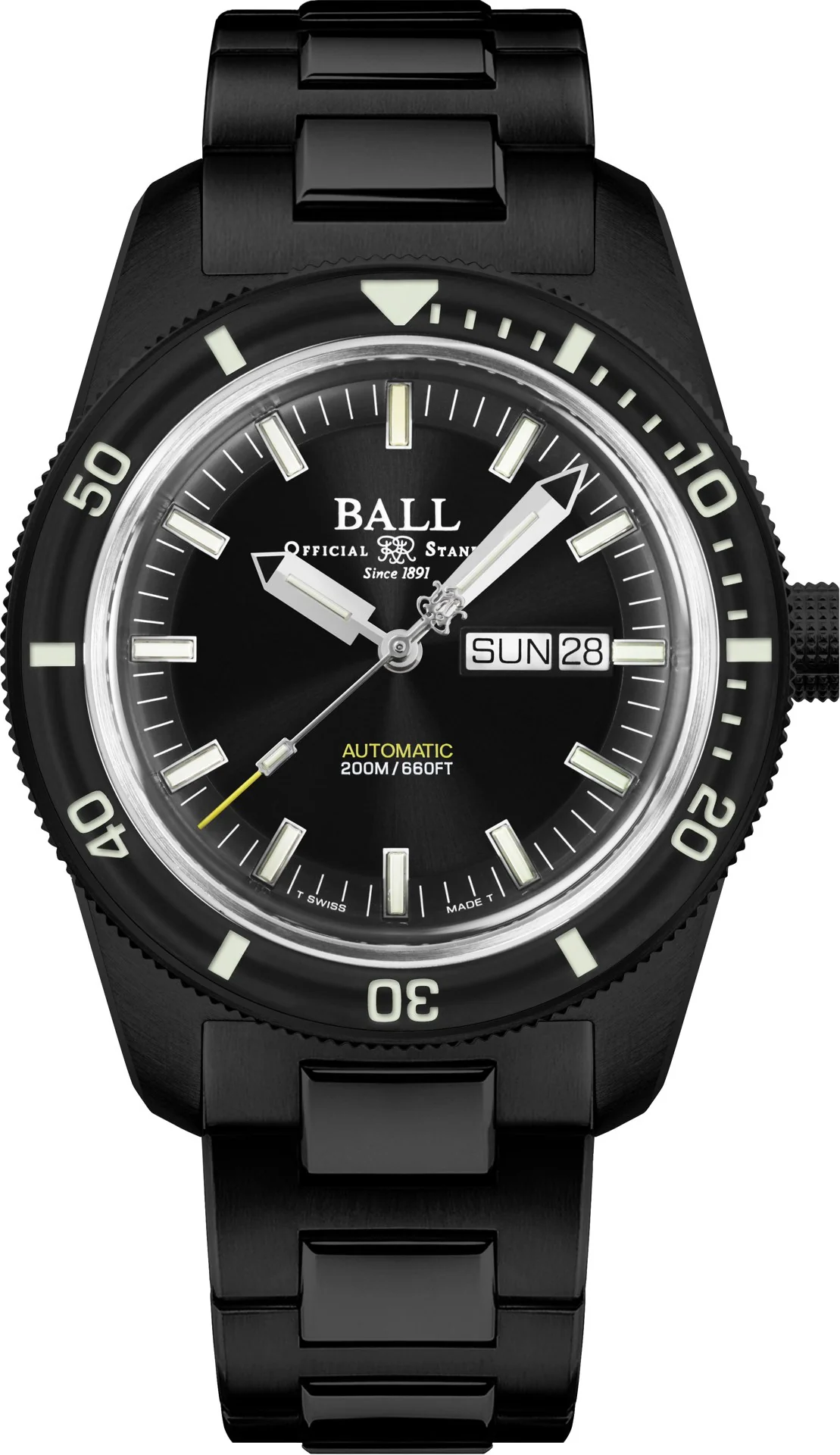 Engineer II Skindiver Heritage Black / Bracelet | Black Dial