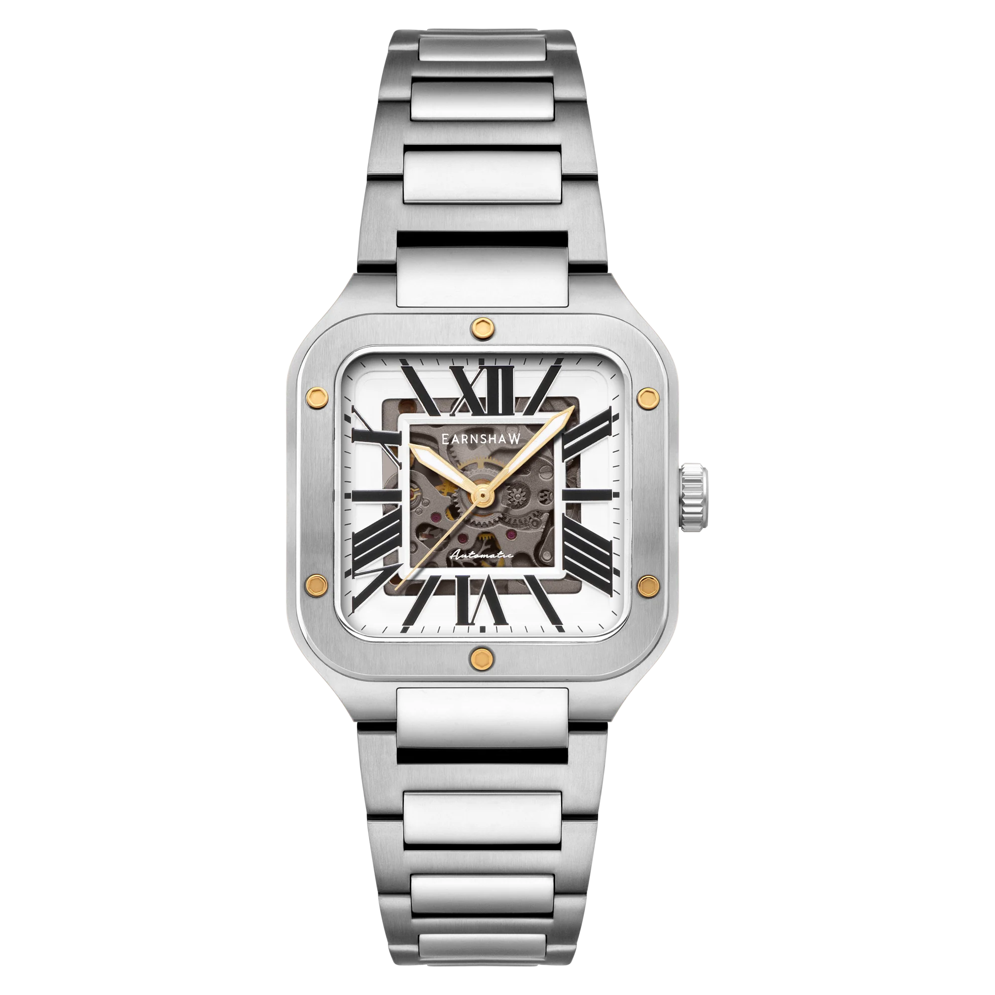 Engineer Lennox Skeleton Automatic White / Stainless Steel White Dial