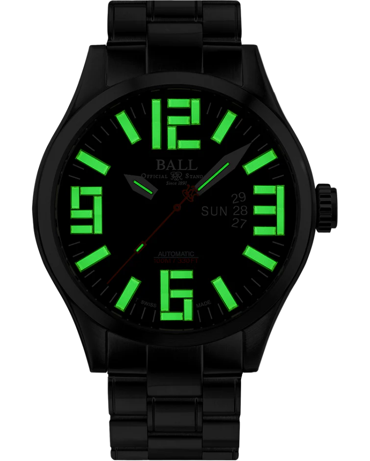 Engineer Master II Aviator Oversize Black Dial/ Day Date | Black Dial - Image 2