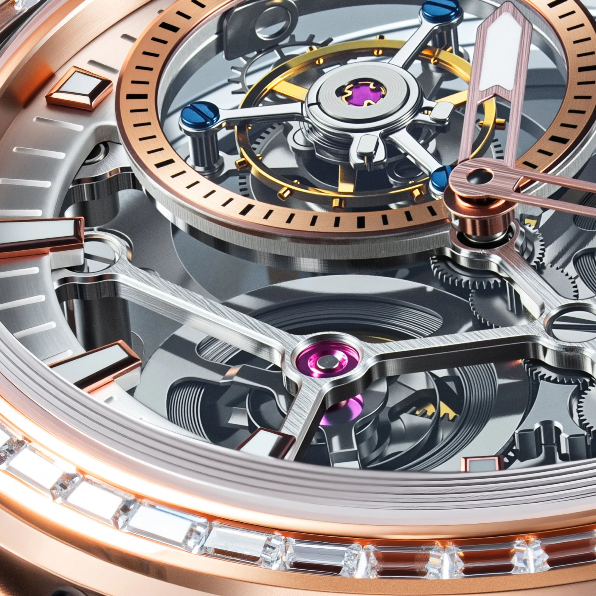 Engineer Parsons Tourbillon Limited Edition Rose Gold & Brown / Leather | Silver Dial - Image 4