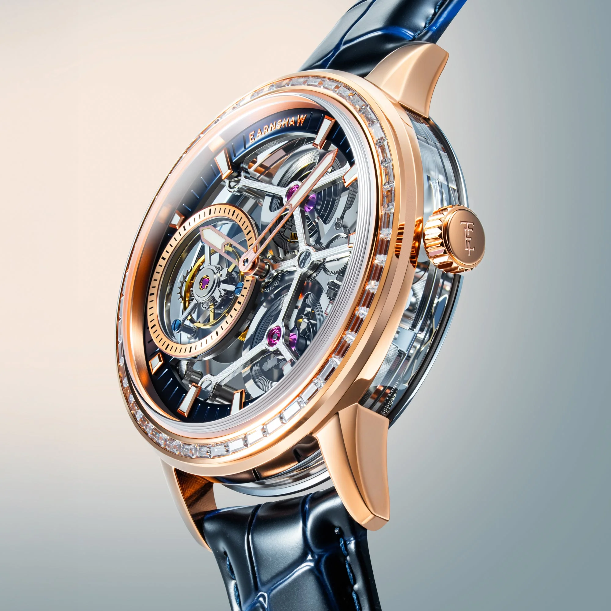 Engineer Parsons Tourbillon Limited Edition Rose Gold / Leather | Blue Dial - Image 3