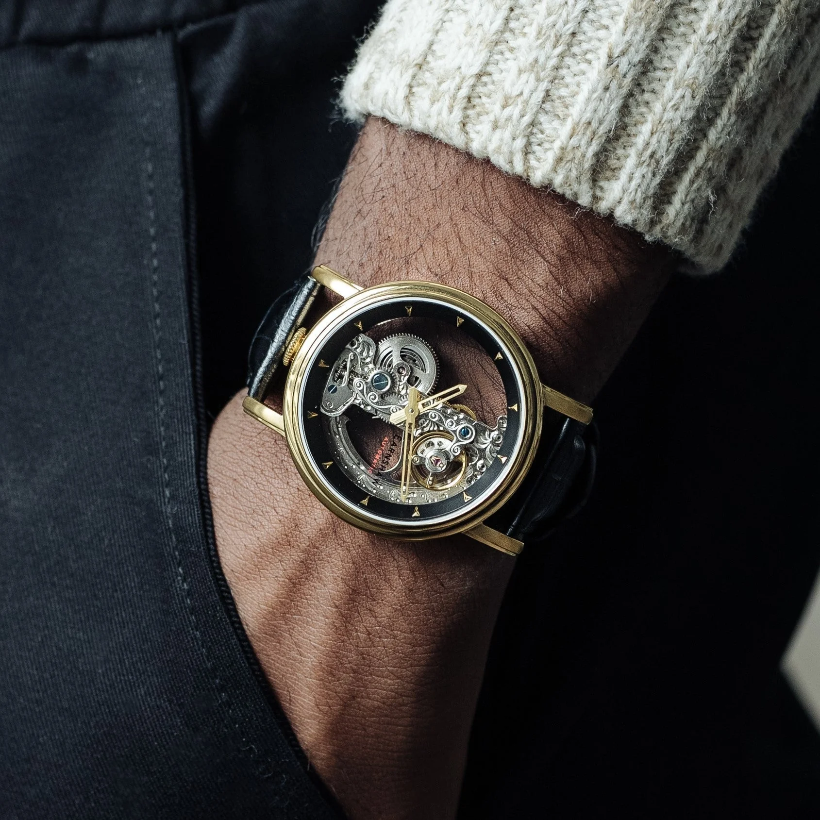 Fowler Bridge BLACK & GOLD Black Dial - Image 3