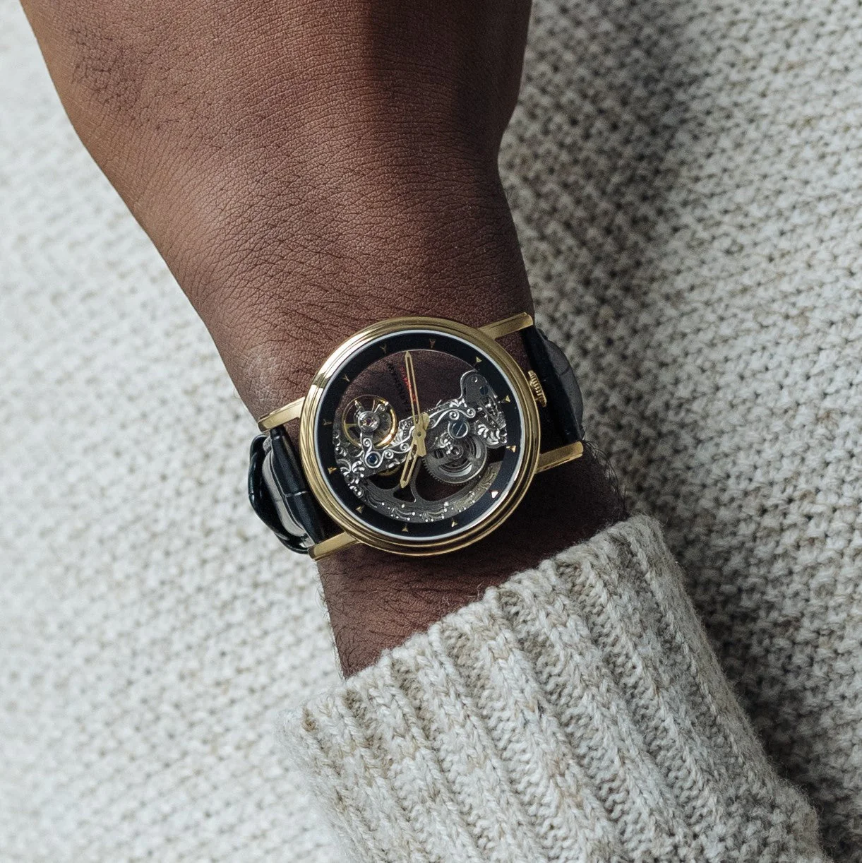Fowler Bridge BLACK & GOLD Black Dial - Image 4