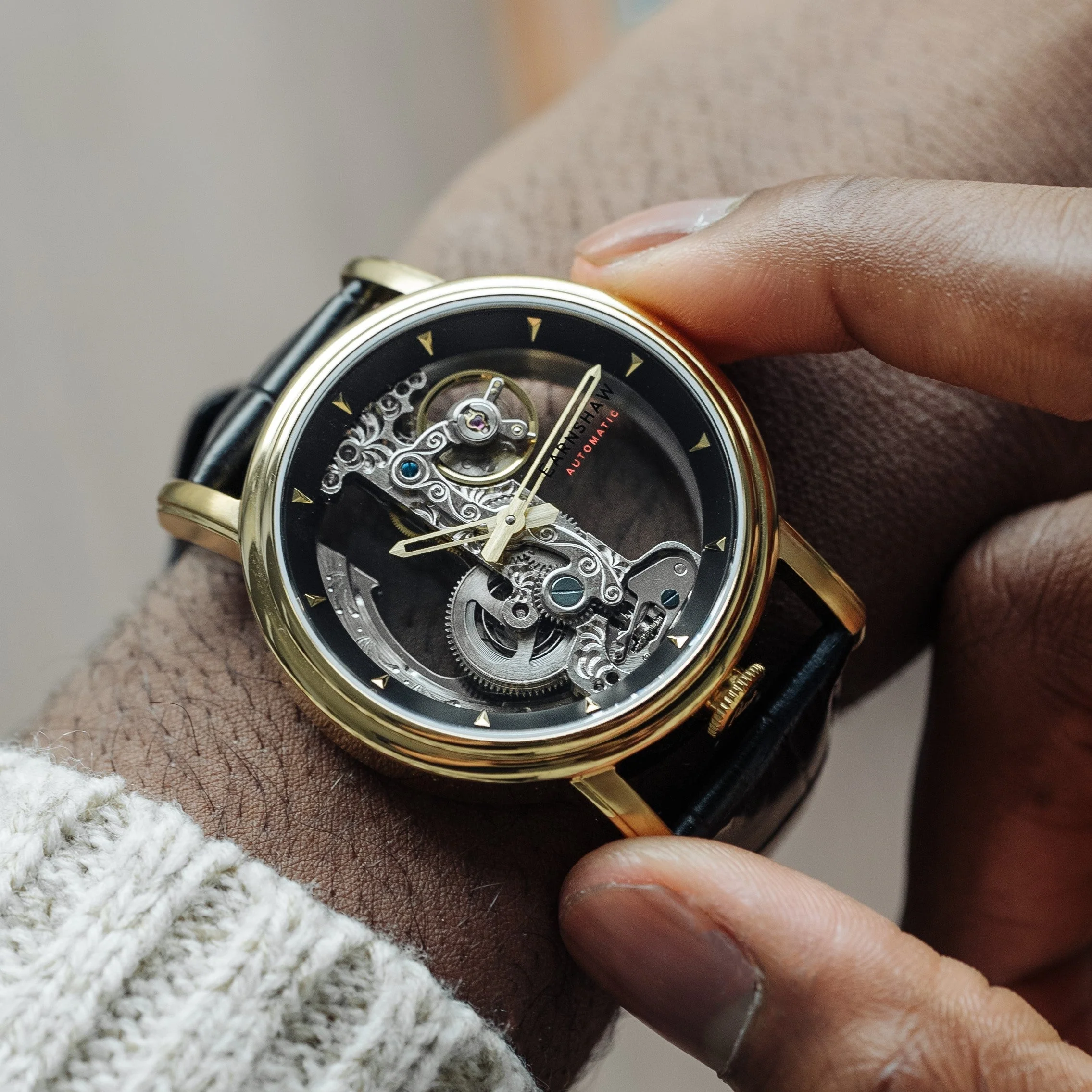 Fowler Bridge BLACK & GOLD Black Dial - Image 7