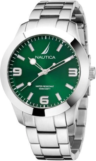 EVERYDAY Silver / Stainless Steel | Green Dial
