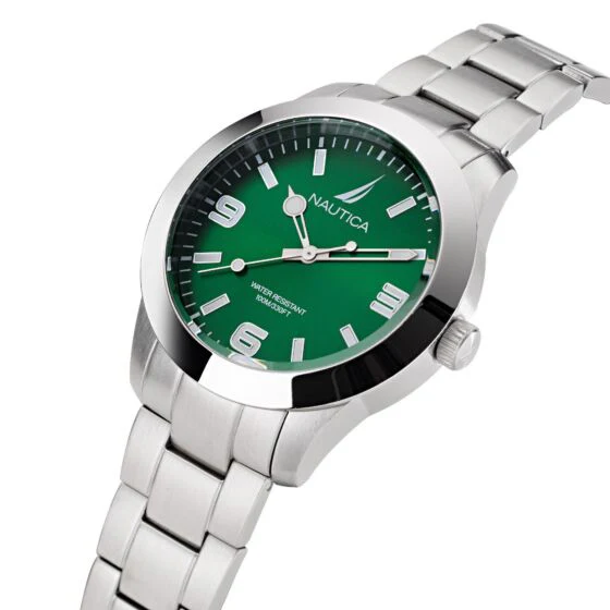 EVERYDAY Silver / Stainless Steel | Green Dial - Image 3