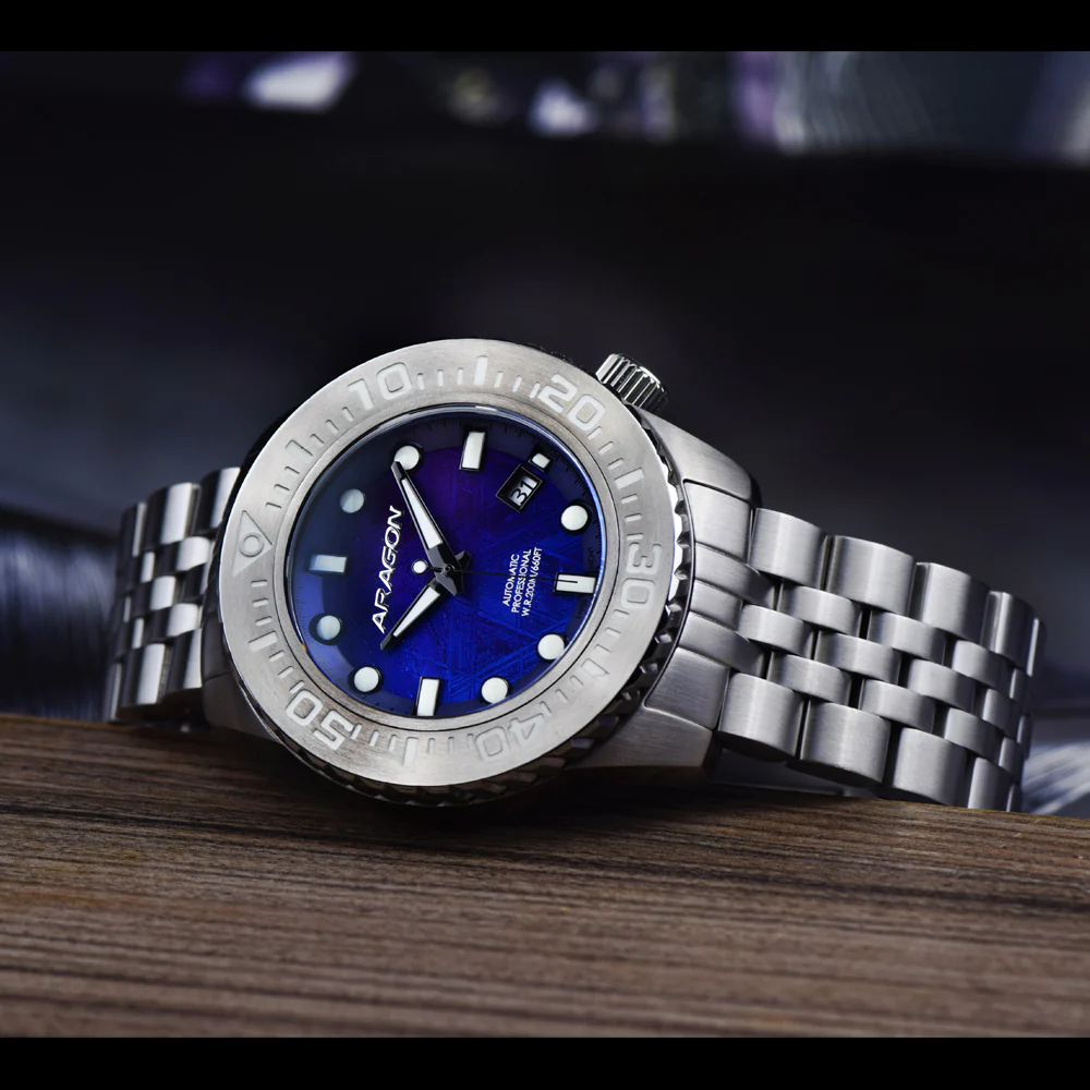 EVO Meteorite Swiss Automatic Limited Edition Meteorite Dial - Blue | Dark Blue Dial - Image 3