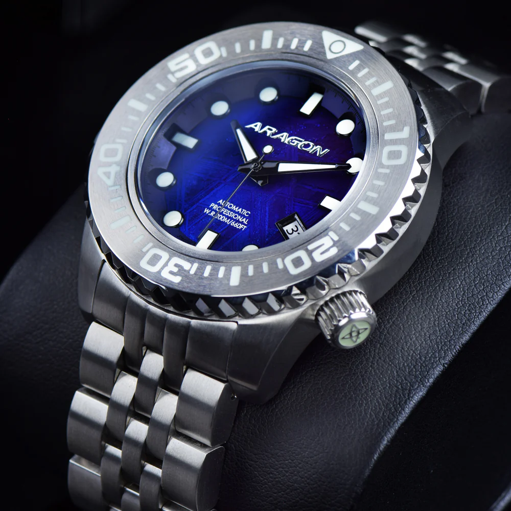 EVO Meteorite Swiss Automatic Limited Edition Meteorite Dial - Blue | Dark Blue Dial - Image 4