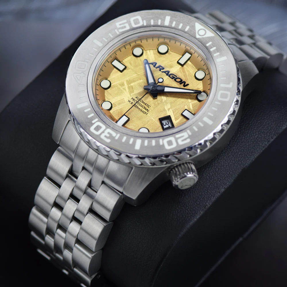 EVO Meteorite Swiss Automatic Limited Edition Meteorite Dial - Gold | Gold Dial - Image 3