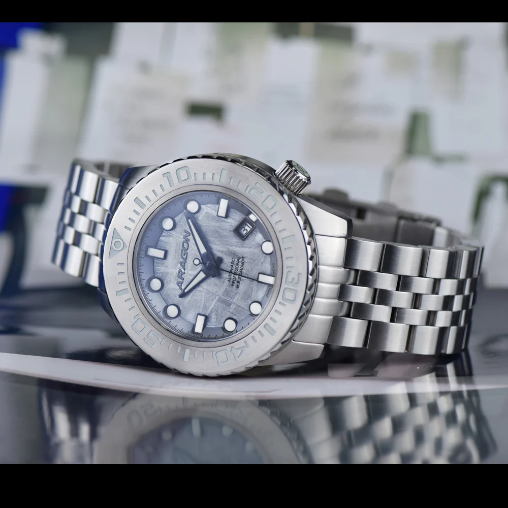 EVO Meteorite Swiss Automatic Limited Edition Meteorite Dial - Silver | Silver Dial - Image 3