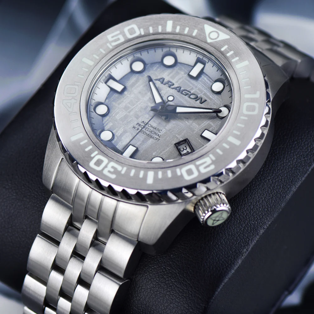EVO Meteorite Swiss Automatic Limited Edition Meteorite Dial - Silver | Silver Dial - Image 4