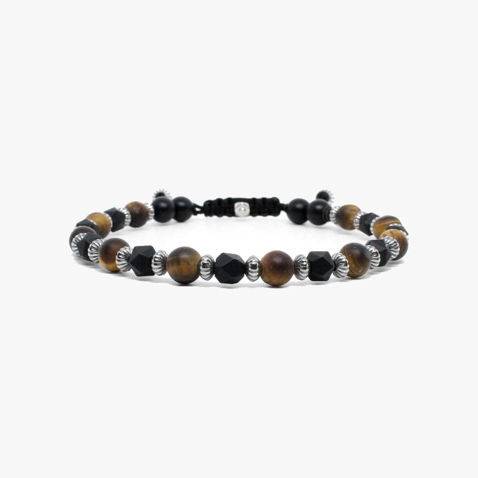 Faceted Onyx, Sterling, Yellow Gemstone | Dial