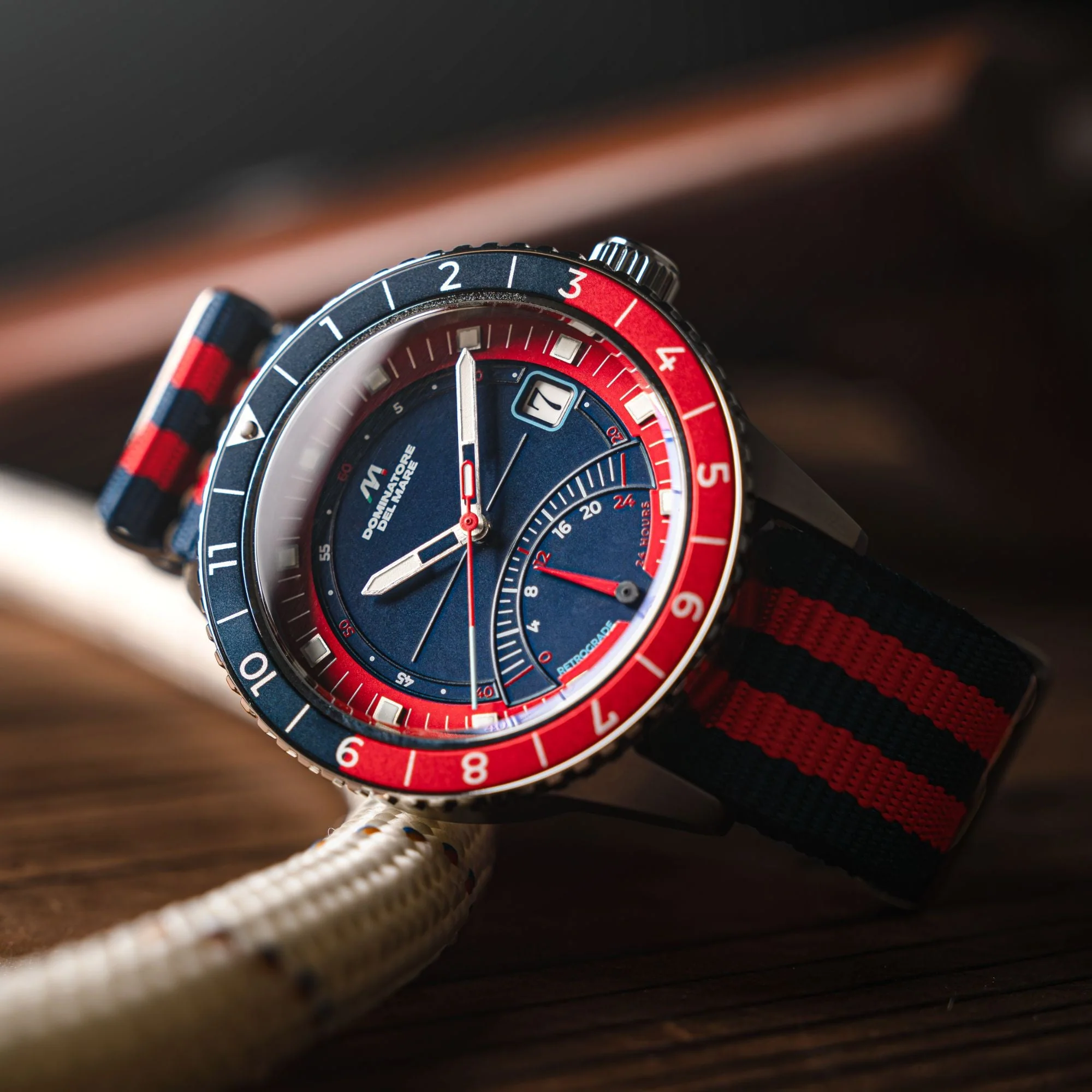 Fano Retrograde Blue / Nylon Strap | Blue Dial - Image 2