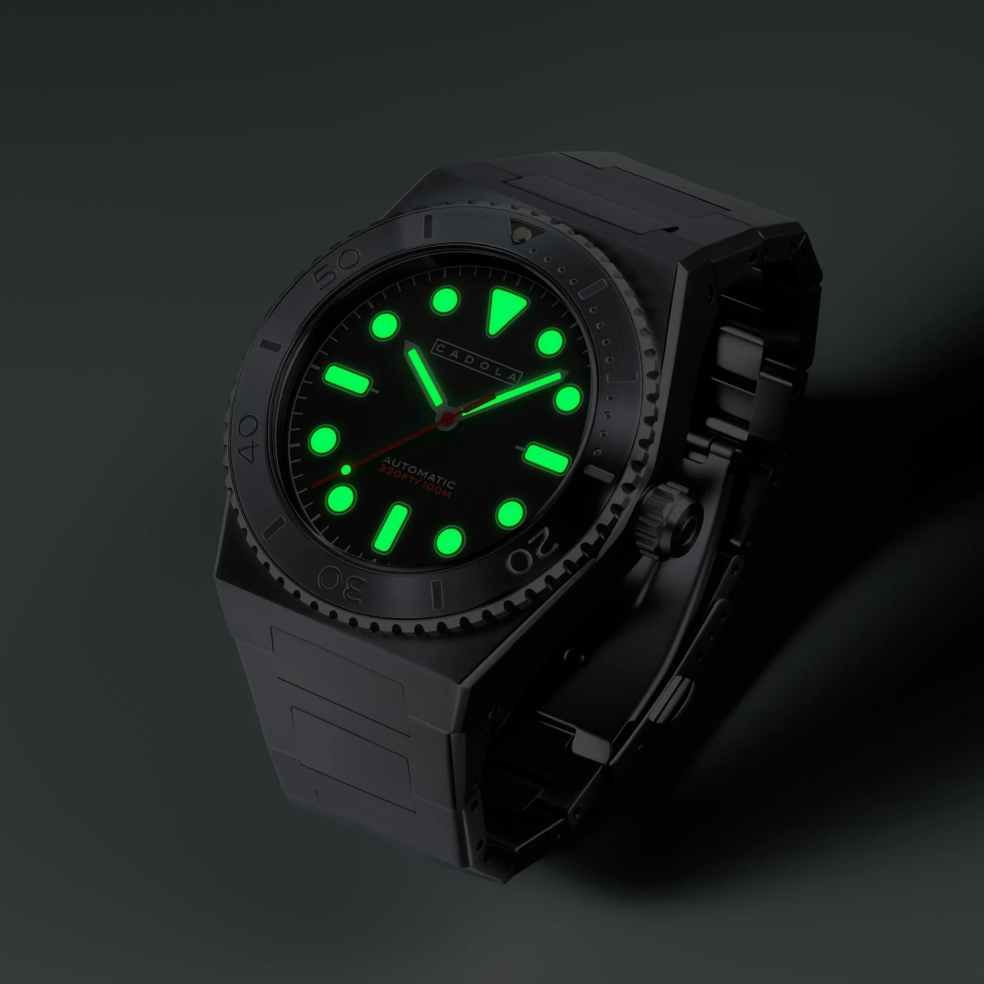 Farina Automatic Black / Stainless Steel | Black Dial - Image 3