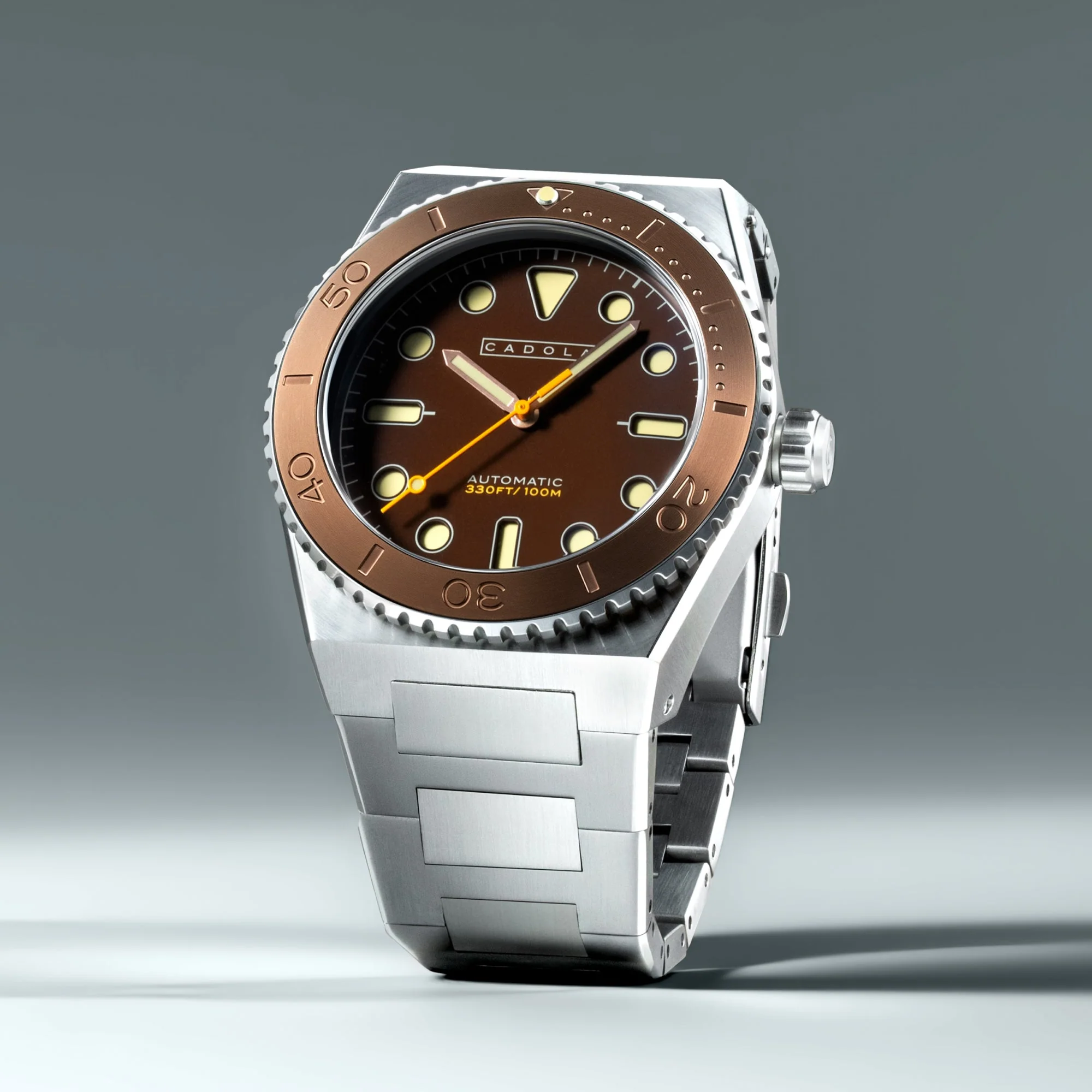 Farina Automatic Brown / Stainless Steel | Brown Dial - Image 2
