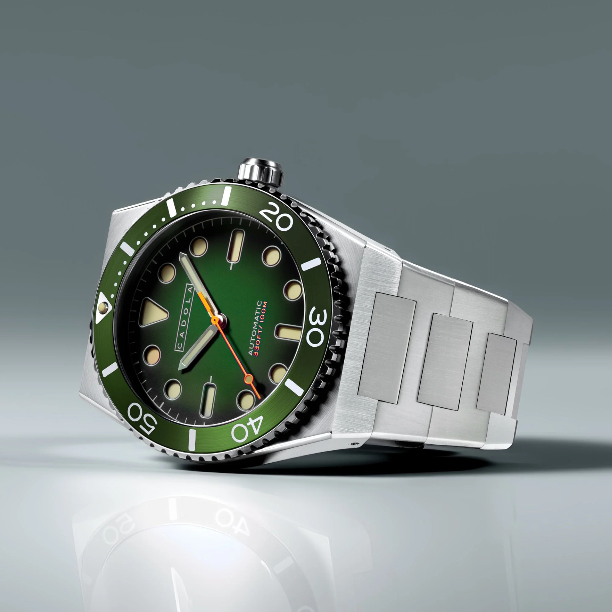 Farina Automatic Green / Stainless Steel | Green Dial - Image 4