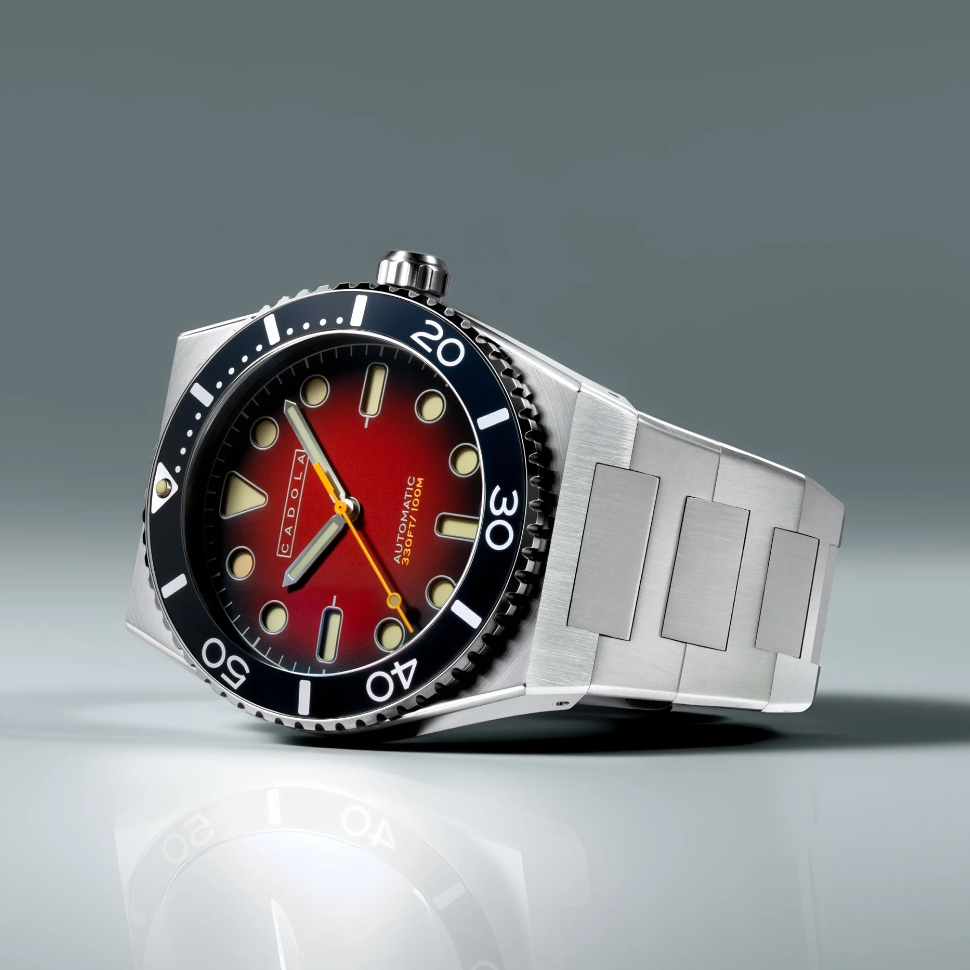 Farina Automatic Red / Stainless Steel | Red Dial - Image 4