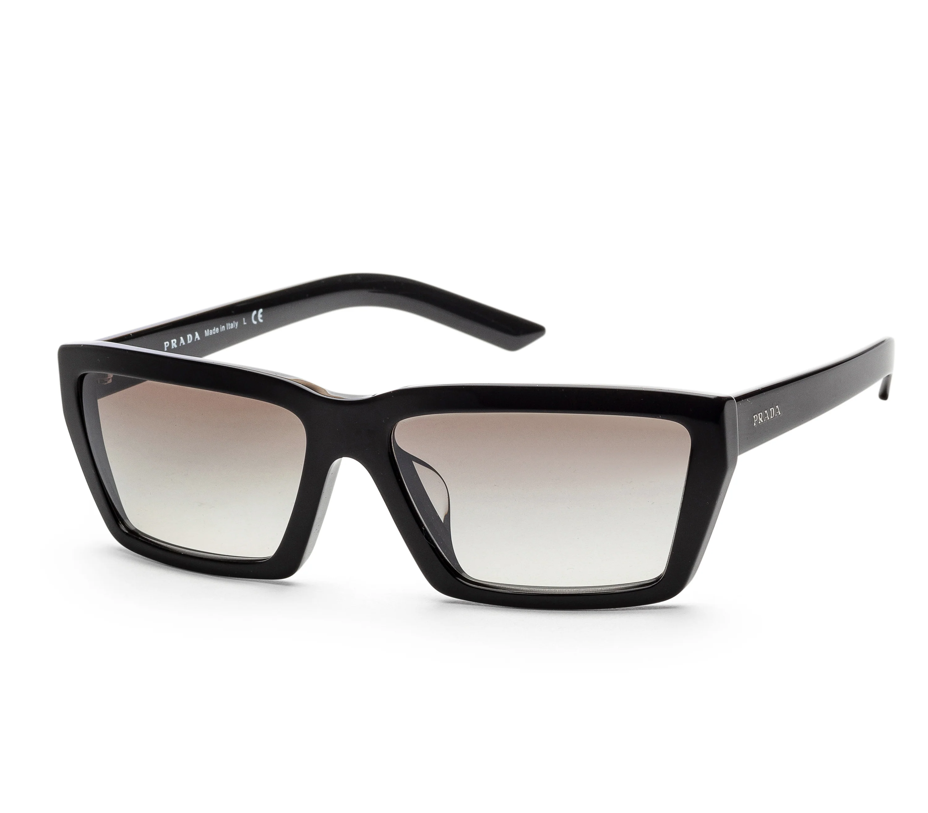 Fashion Black Frame, Gradient Grey Mirror Silver Lens PR04VSF-1AB5O059 | Dial