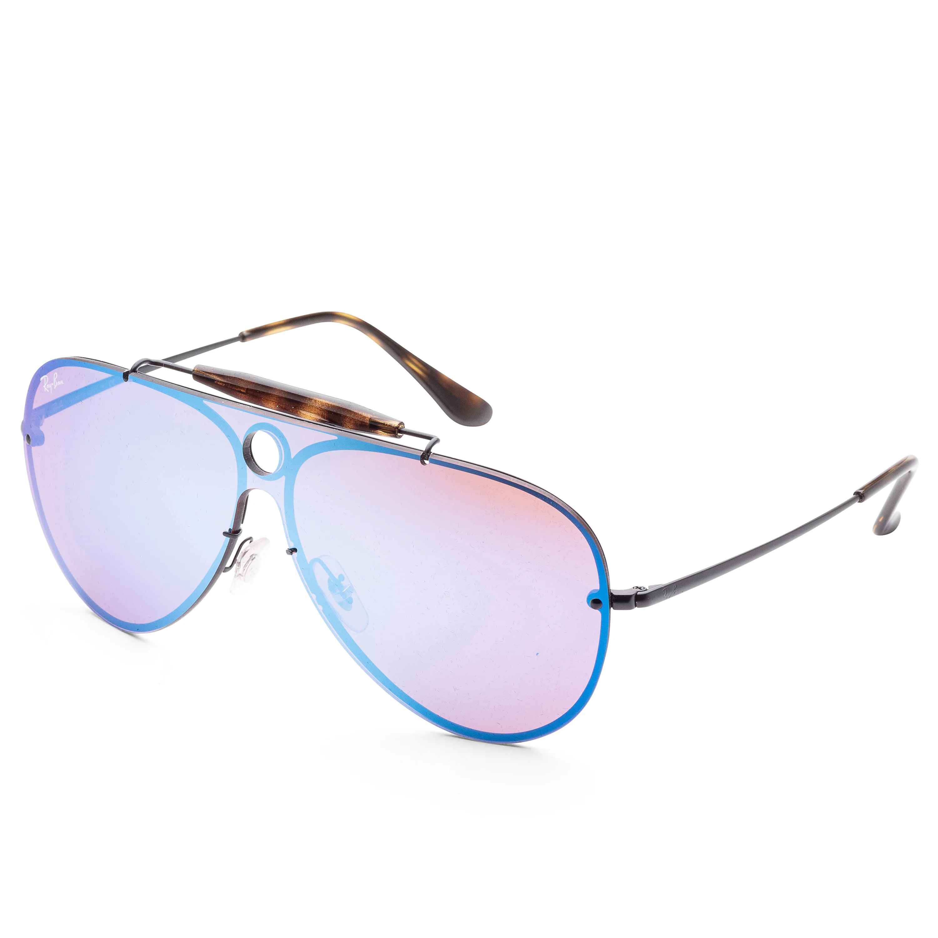 Fashion Black Frame, Blue Lens | Dial
