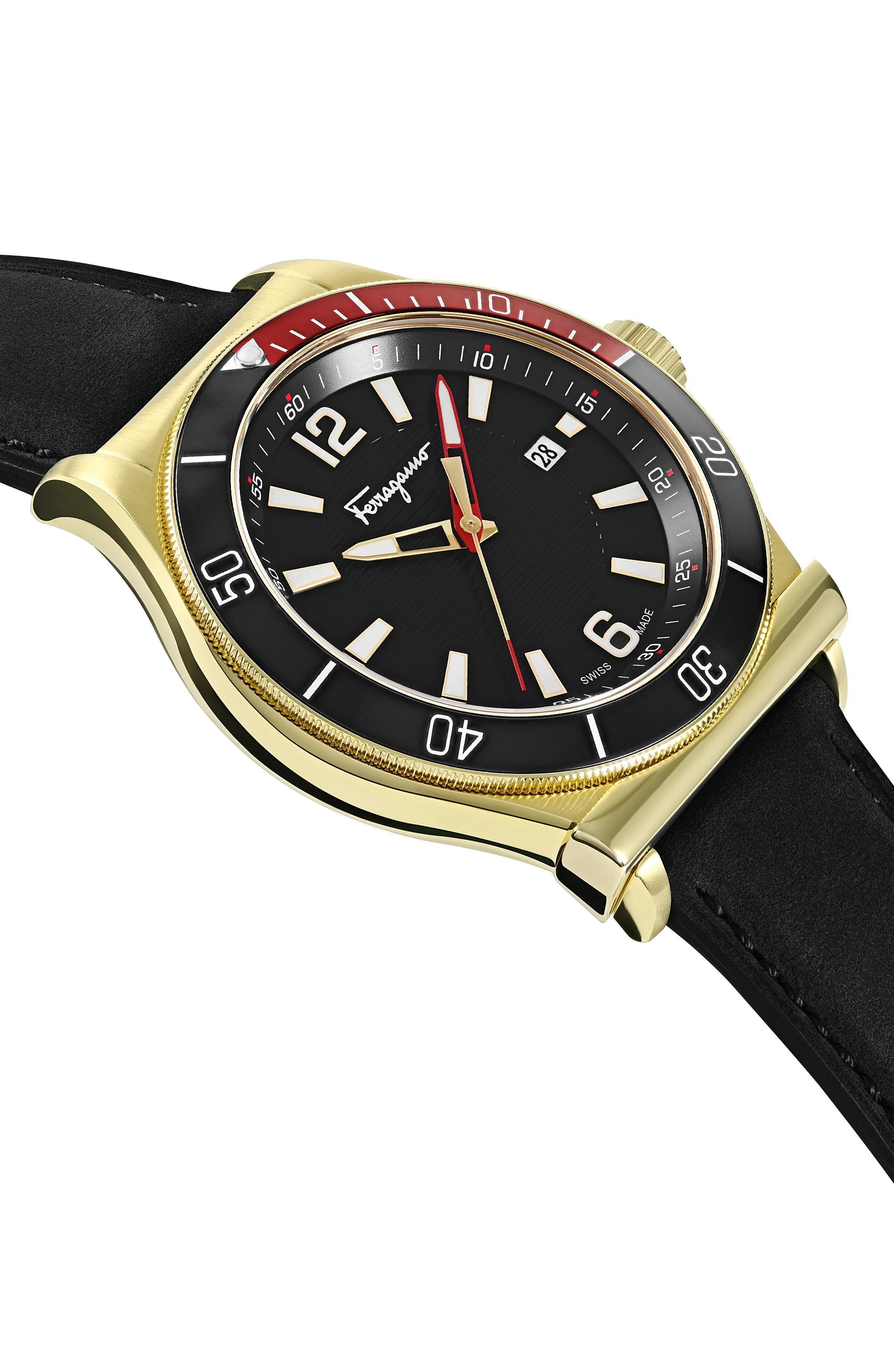Ferragamo 1898 Sport 44mm / Black / Black | Black Dial - Image 3