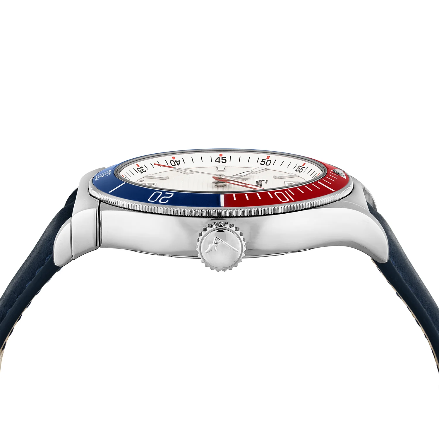 Ferragamo 1898 Sport 44mm / Silver / Blue | Silver Dial - Image 2