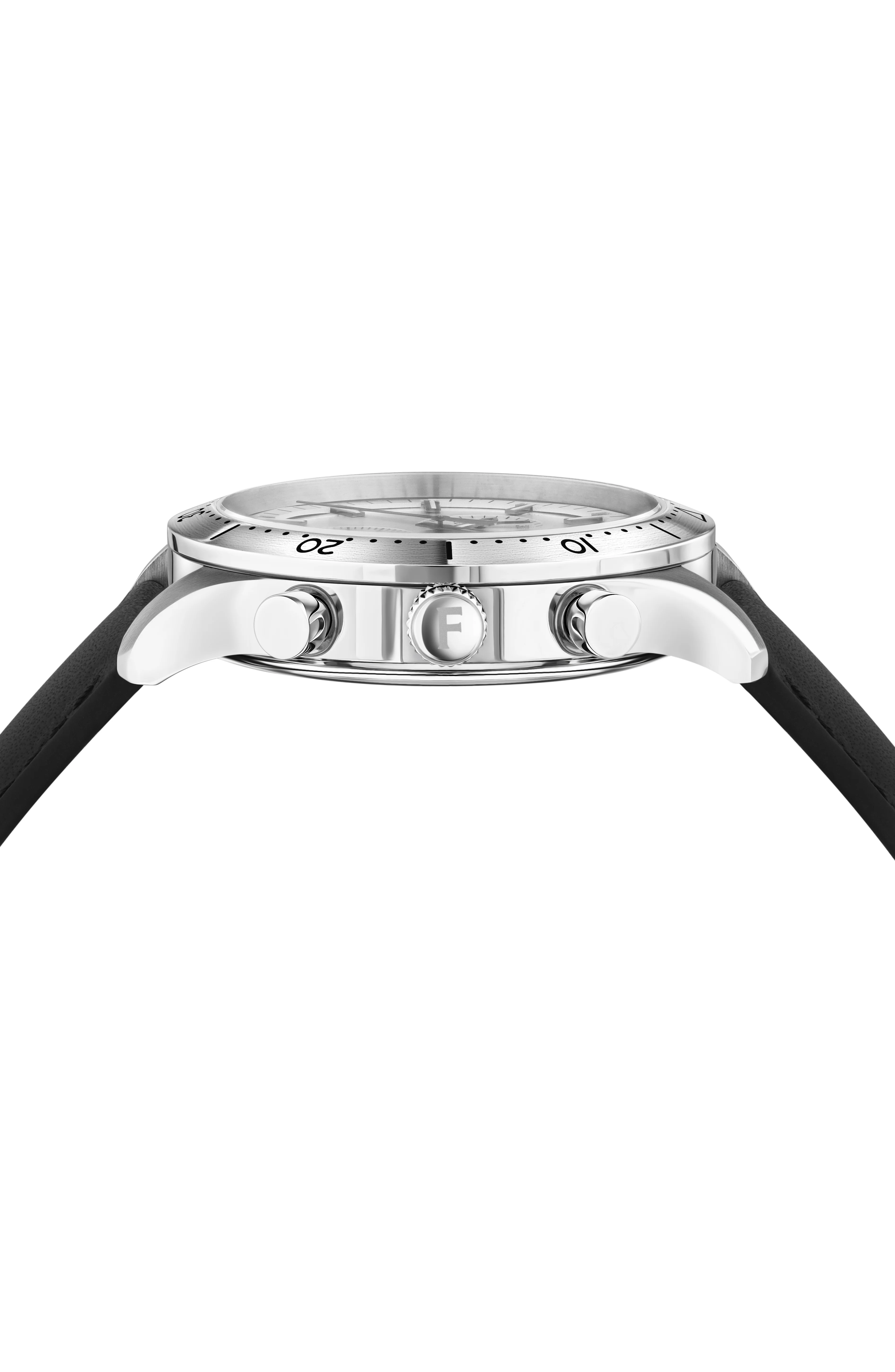 Ferragamo Master Chrono 43mm / Silver / Black | Silver Dial - Image 2