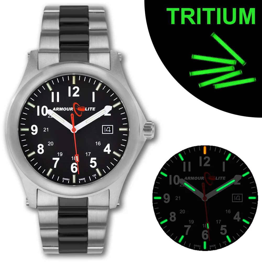 Field Series (Tritium & Armourglass) AL101-BLK Steel Case / Black Dial | Black Dial - Image 2
