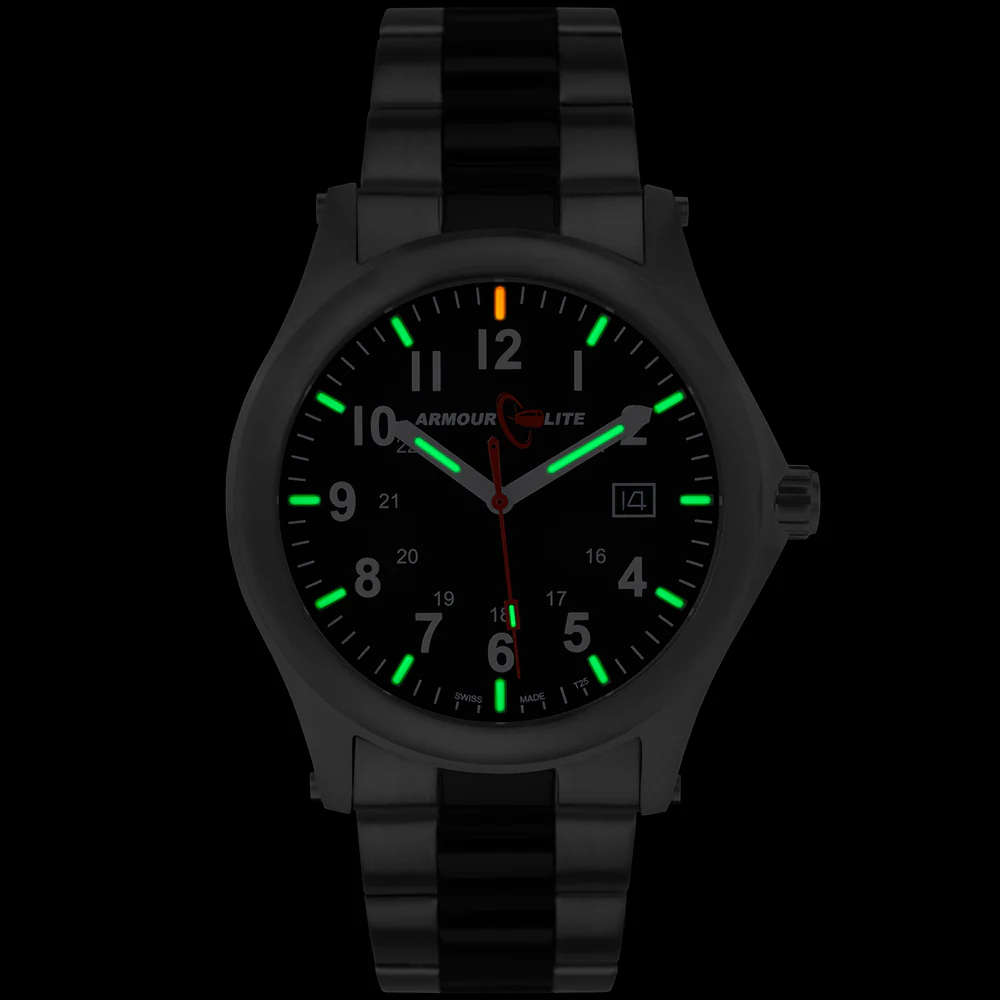 Field Series (Tritium & Armourglass) AL101-BLK Steel Case / Black Dial | Black Dial - Image 3