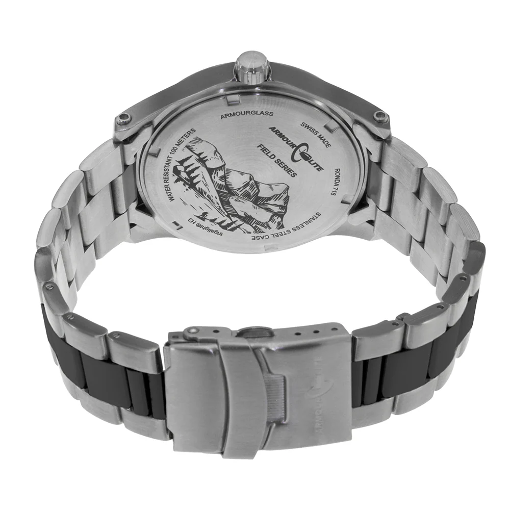 Field Series (Tritium & Armourglass) AL101-BLK Steel Case / Black Dial | Black Dial - Image 5
