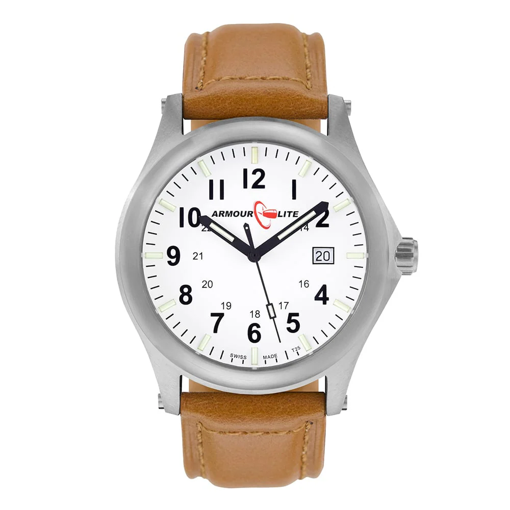 Field Series (Tritium & Armourglass) AL126 Steel Case / White Dial | Arctic White Dial