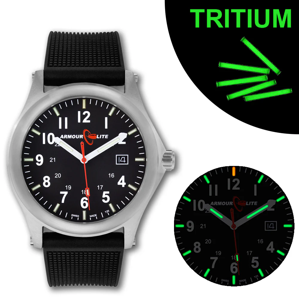 Field Series (Tritium & Armourglass) AL131 Steel Case / Black Dial | Black Dial